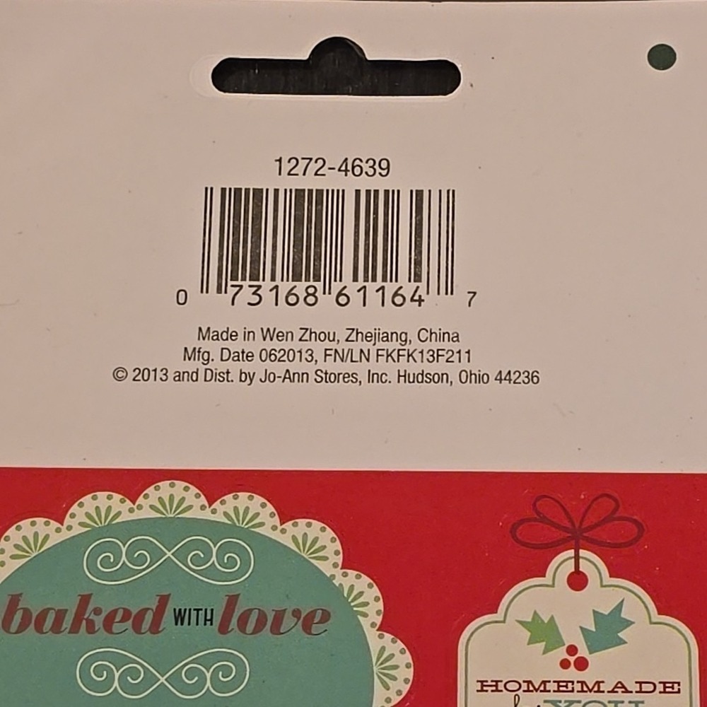 (3) Packs NEW Jo-Ann‎ Stores Holiday Christmas Treat Labels Stickers Baked Goods - Picture 7 of 7